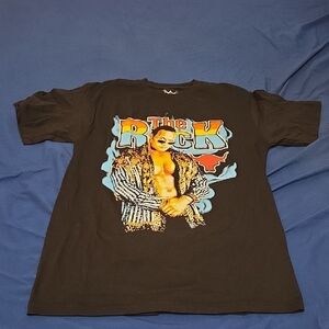 MAD Engine Black Graphic Tee - The Rock Design